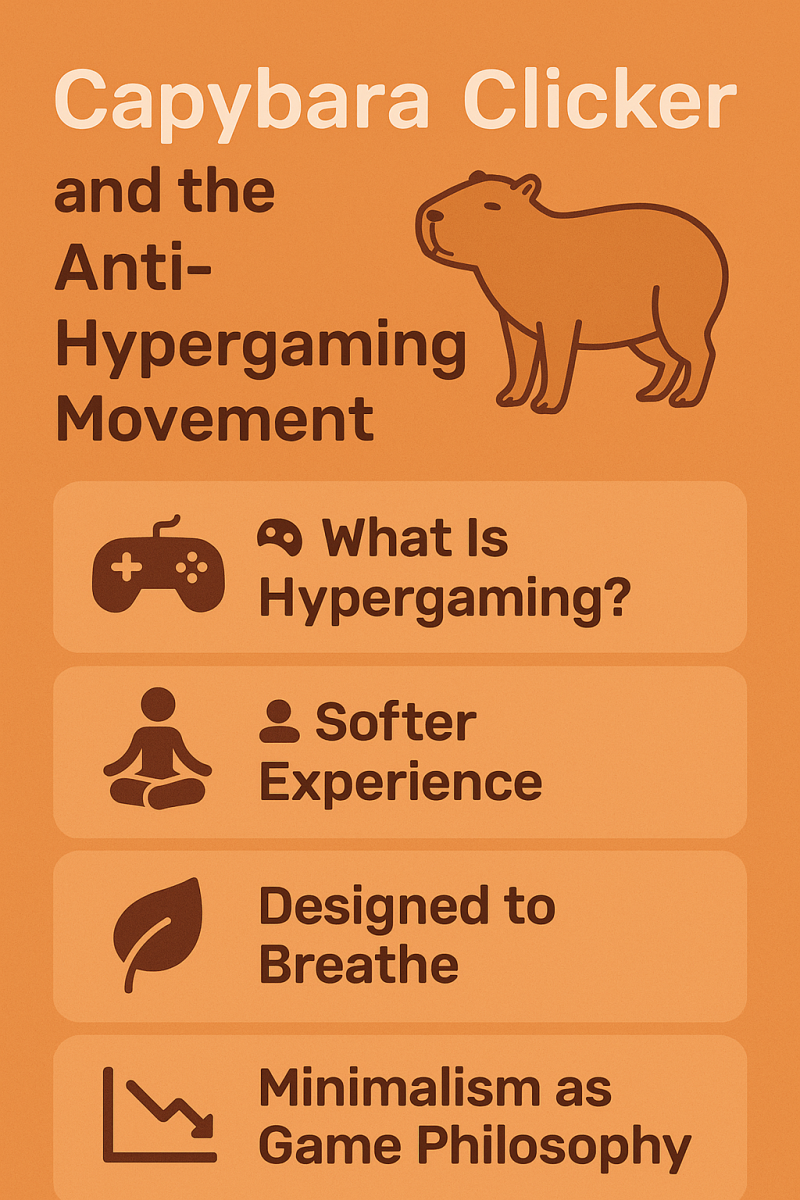 Capybara Clicker – A Calmer Alternative to Hyper-Optimized Clicker Games