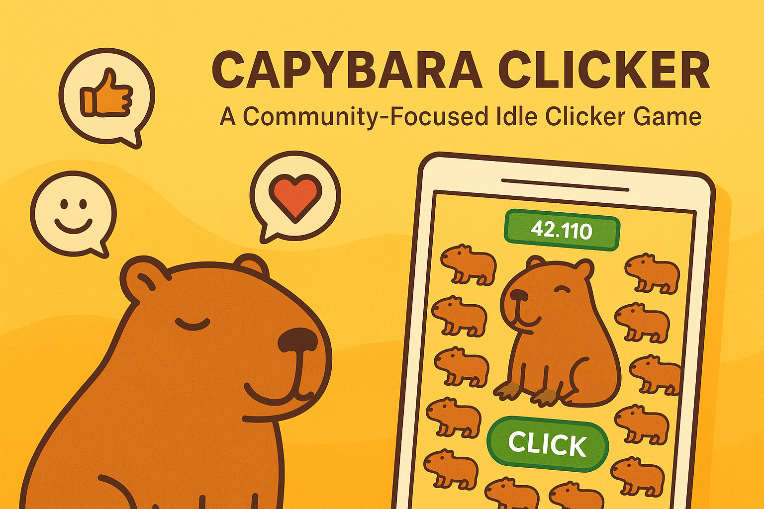 Capybara Clicker – A Community-Focused Idle Clicker Game