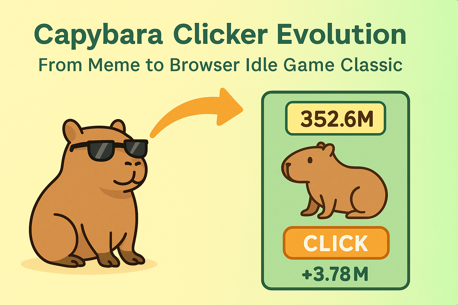 Capybara Clicker Evolution – From Meme to Browser Idle Game Classic