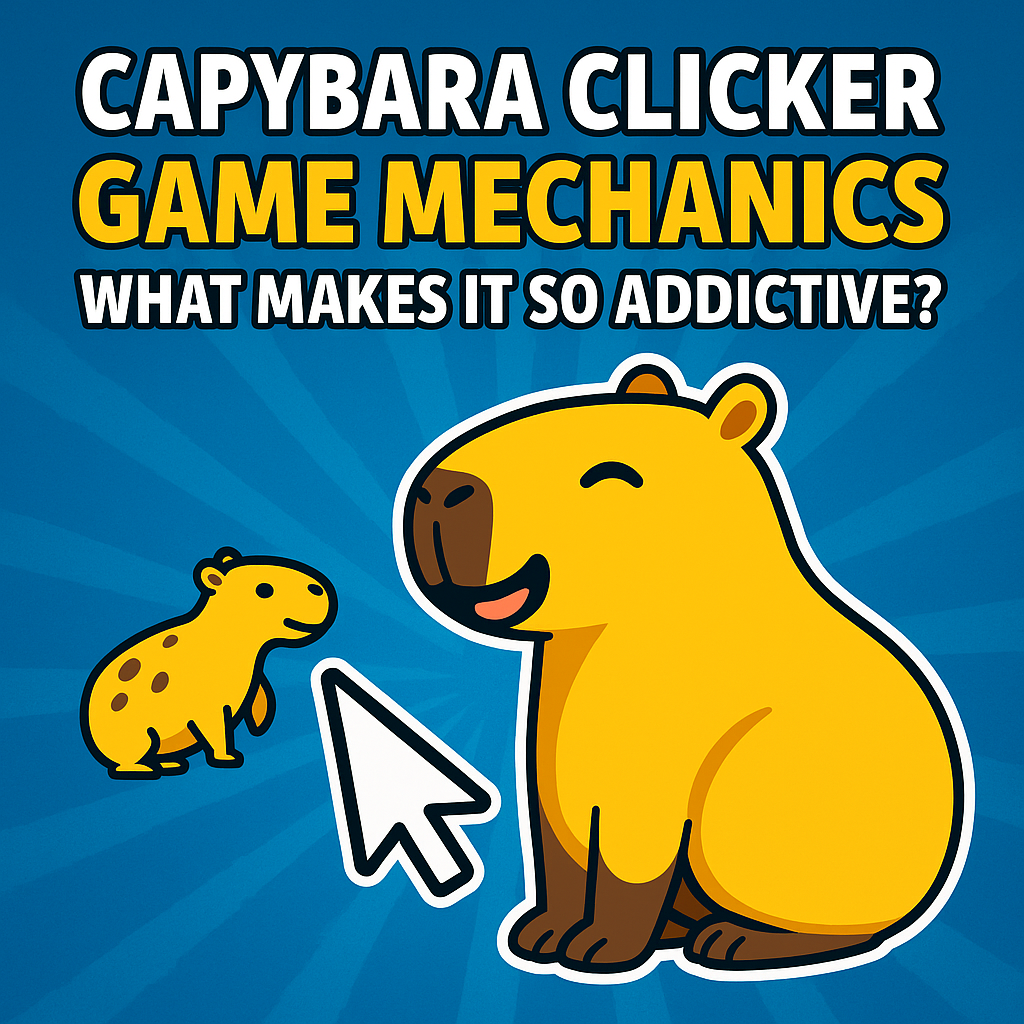 Capybara Clicker Game Mechanics – The Addictive Loop Behind Every Tap