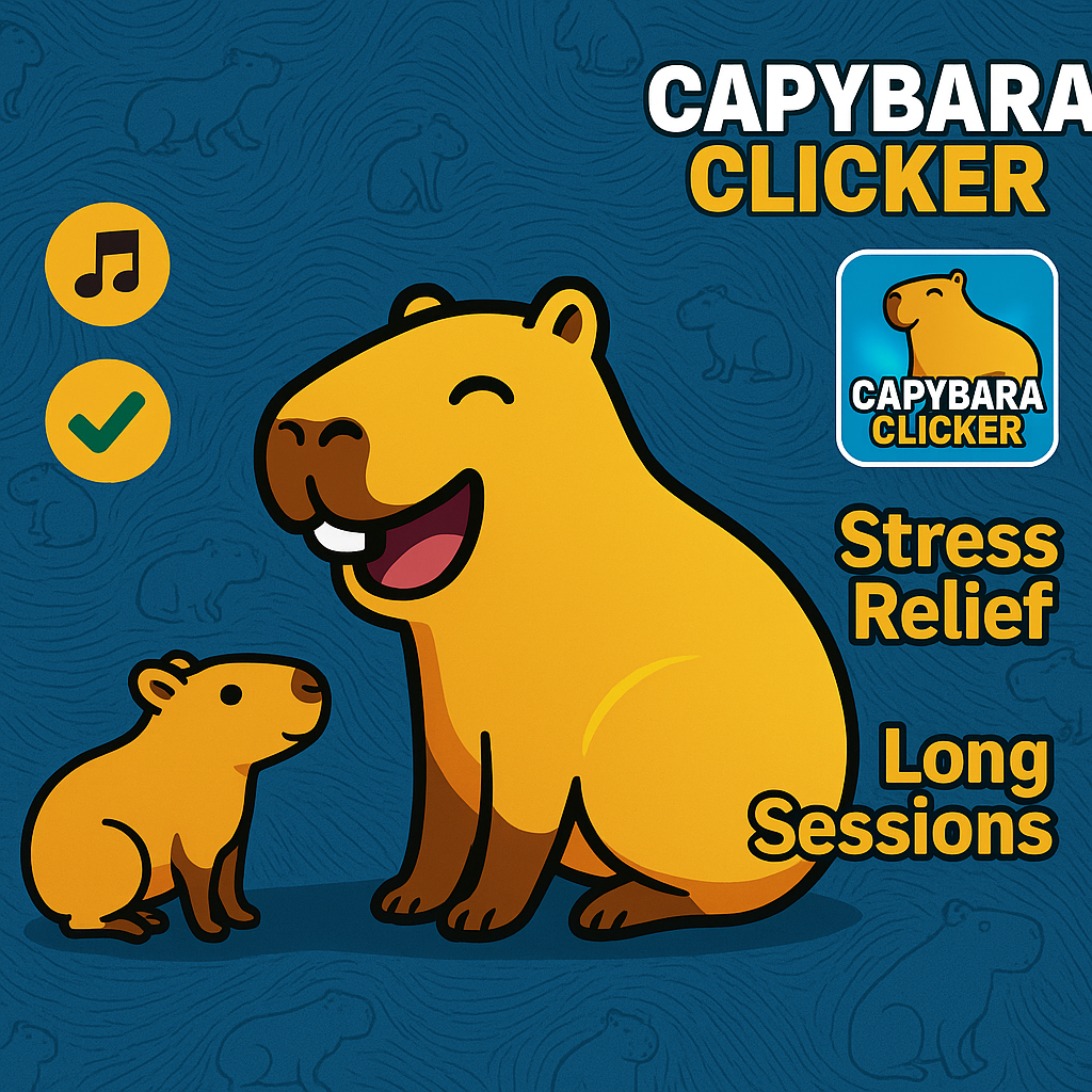 Capybara Clicker game showing stress relief and long-session engagement