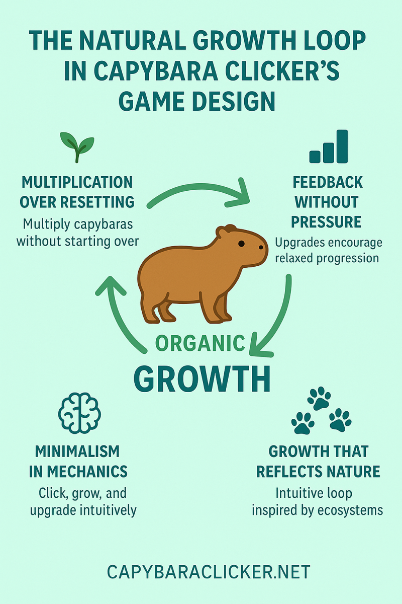 Capybara Clicker – Organic Growth Loop in Idle Game Design