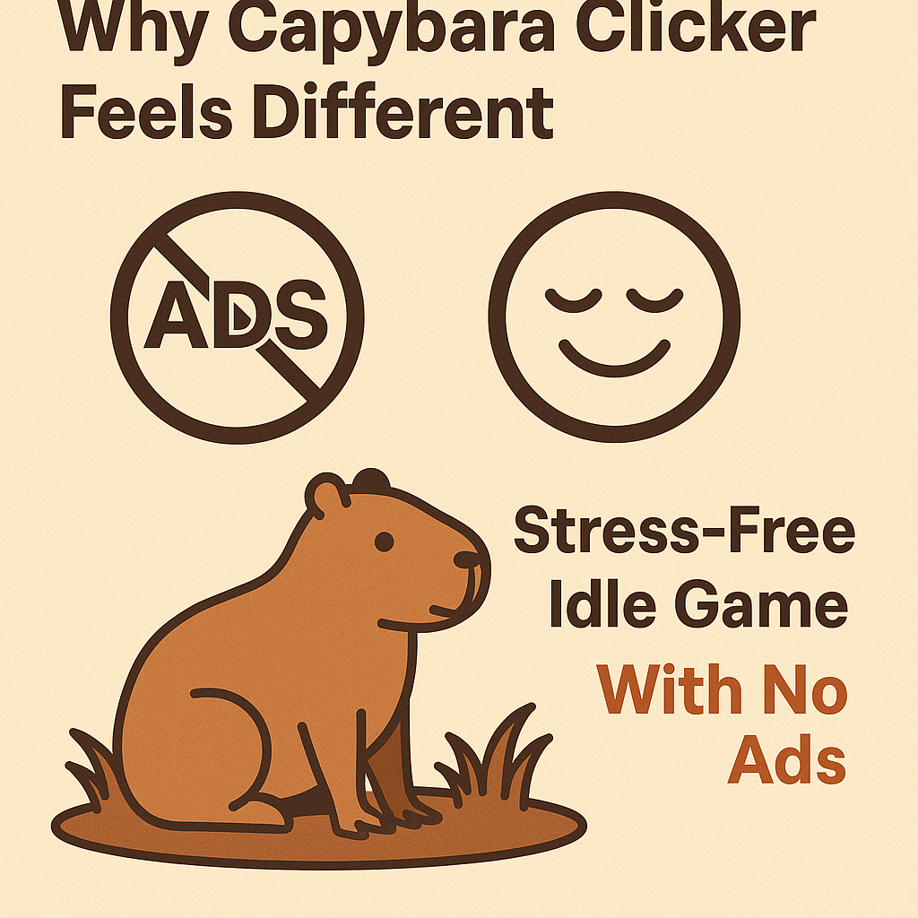Capybara Clicker – Stress-Free Idle Game With No Ads