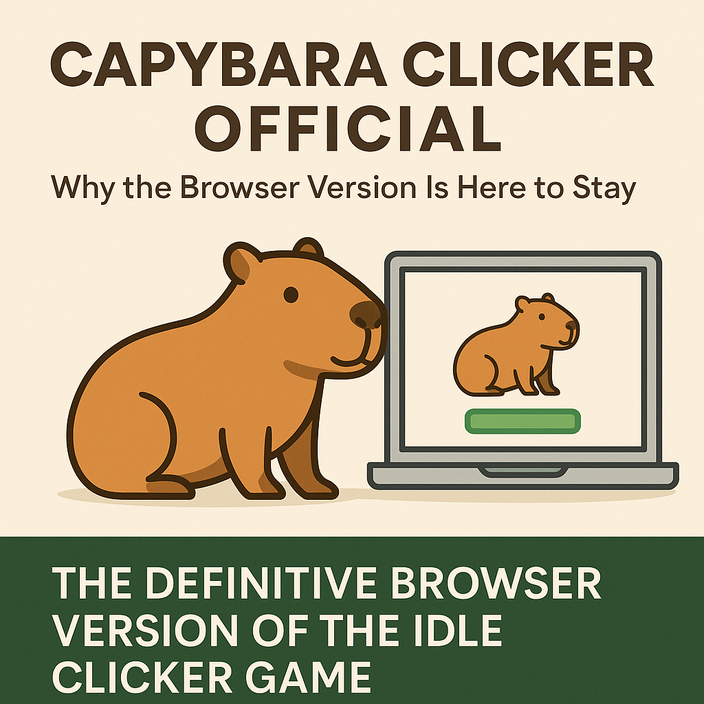 Capybara Clicker Official – The Definitive Browser Version of the Idle Clicker Game